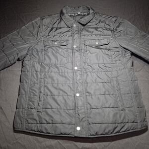 Mens Casual Mark Anthony Solid Black Zipper Jacket, Slim Fit Size XL